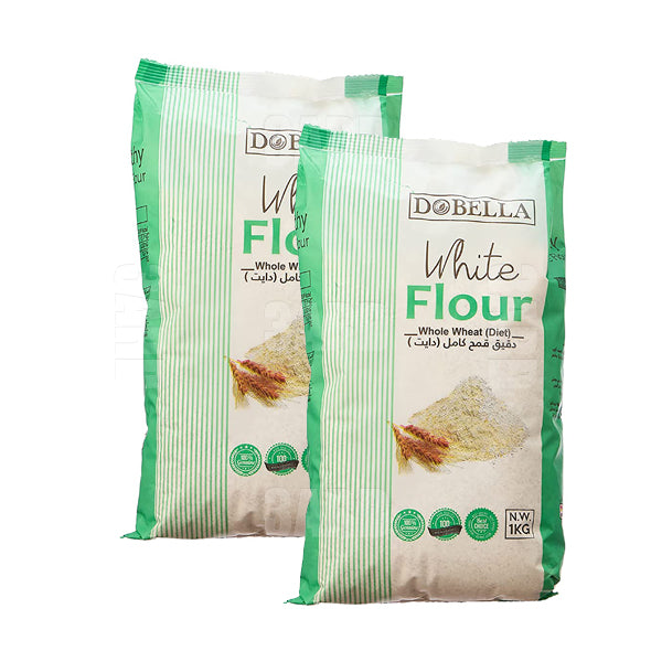 Dobella Diet White Flour 1kg - Pack of 2
