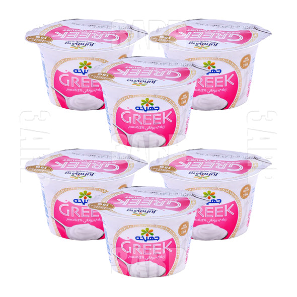Juhayna Fat Free Greek Yogurt 180g - Pack of 6