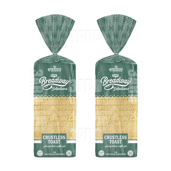 Breadway Crustless Toast 450g - Pack of 2