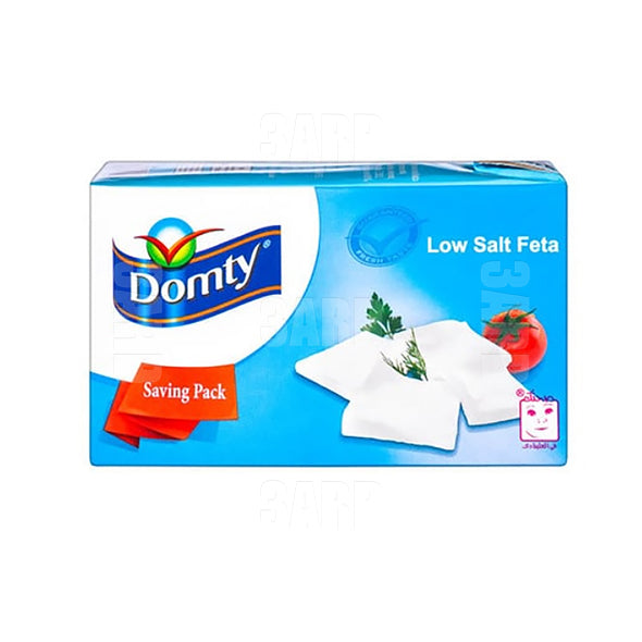 Domty Feta Cheese Low Salt 1kg - Pack of 1