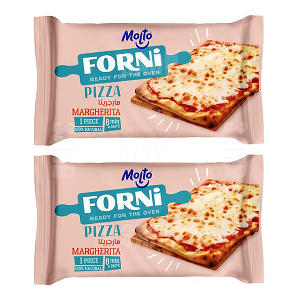 Molto Forni Margherita Pizza 1 Pc - Pack of 2