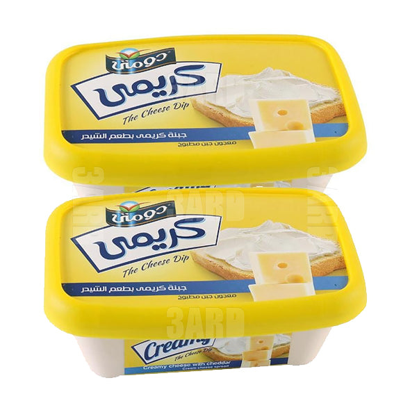 Domty Creamy Cheese Cheddar 220g - Pack of 2