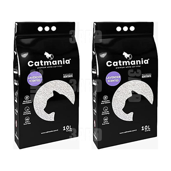 Catmania Cat Litter Lavender 10L - Pack of 2