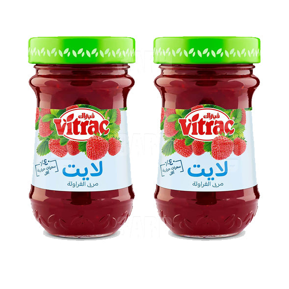 Vitrac Jam Light Strawberry 220g - Pack of 2