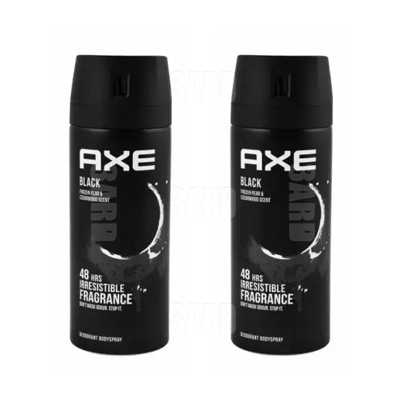 Axe Spray For Men Black 150ml - Pack of 2