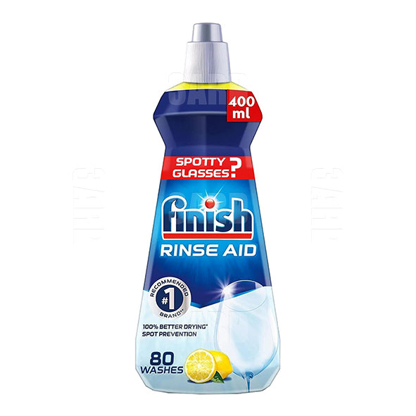 Finish Rinse Aid Lemon Sparkle 400ml - Pack of 1