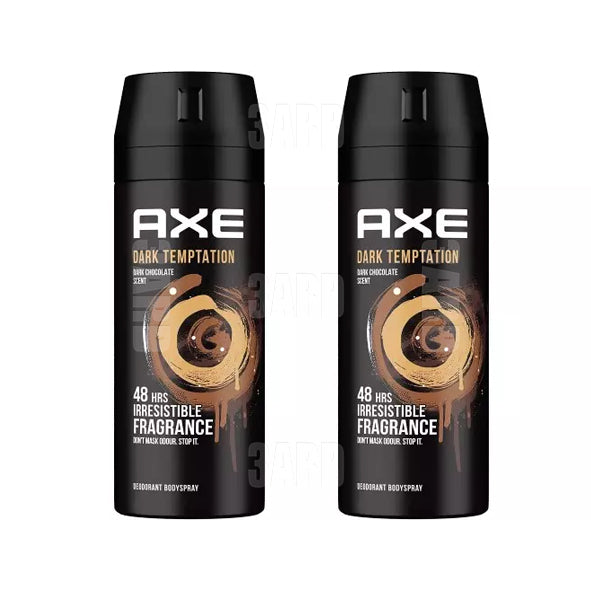 Axe Spray for Men Dark Temptation 150ml - Pack of 2