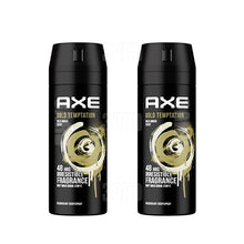 Load image into Gallery viewer, Axe Spray for Men Gold Temptation 150ml - Pack of 2

