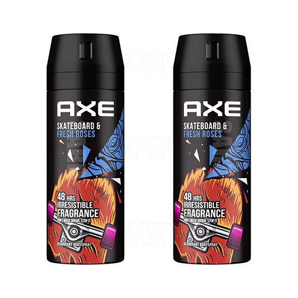Axe Spray for Men Fresh Rose 150ml - Pack of 2