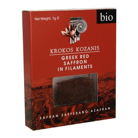 Bio Greek Saffron In Filaments 1g - pack of 1