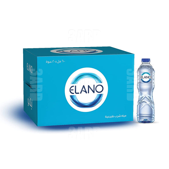 Elano Natural Drinking Water 600ml - Pack of 20