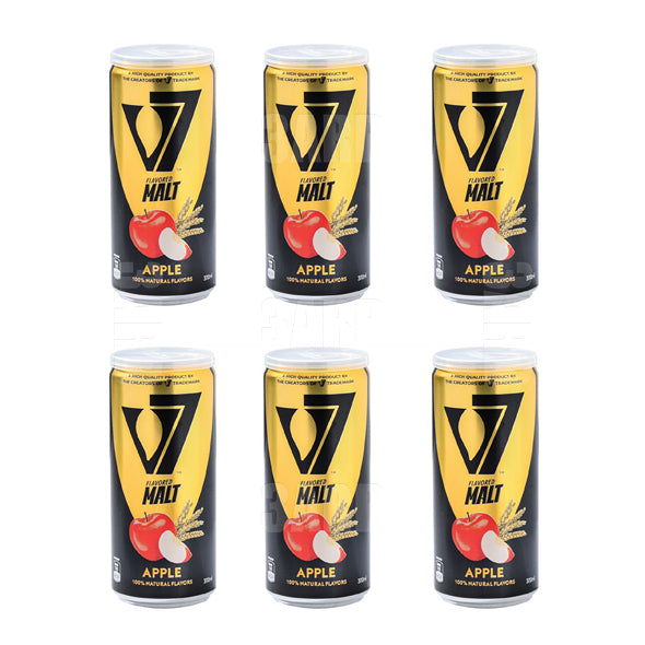 V7 Malt Drink Apple 300ml - Pack of 6