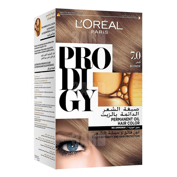 Loreal Paris Prodigy Oil Creme Haircolor Ammonia Free 7 Blonde - Pack of 1