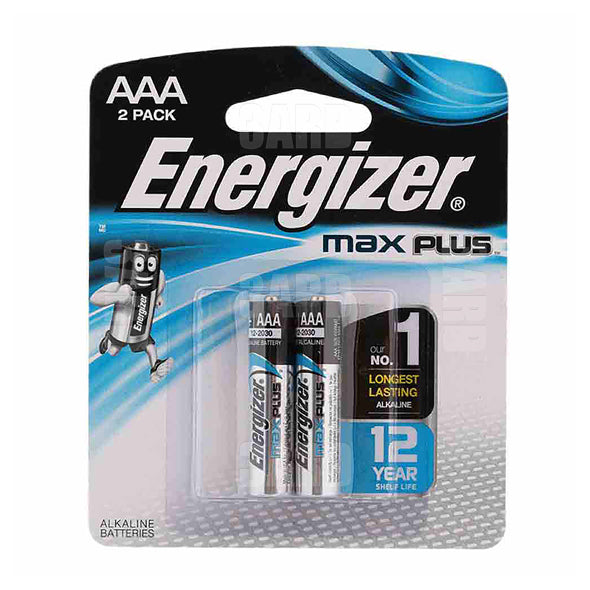 Energizer Type AAA Max Plus Alkaline Batteries 2 pcs - Pack of 1