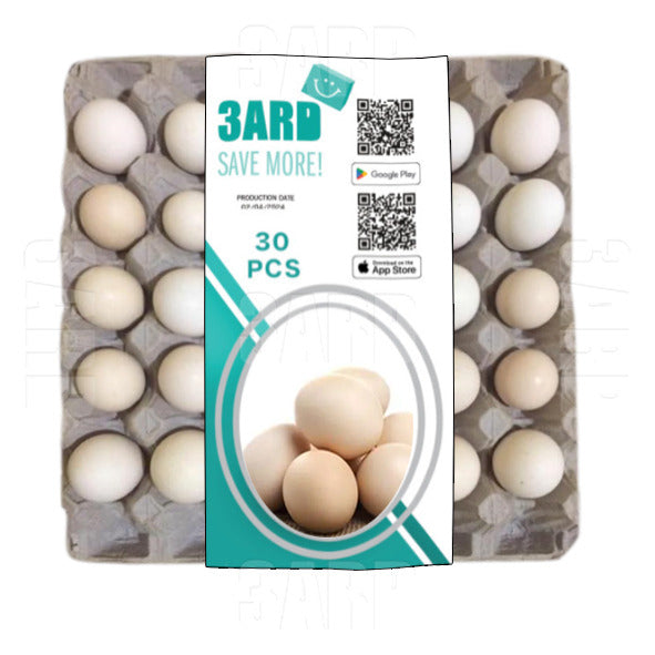 3ard Balady Eggs Bulk Pack Carton Box 30pcs - Pack of 1