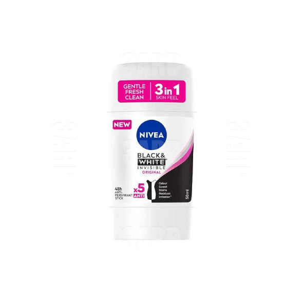 Nivea Stick for Women Black & White Original 50ml - Pack of 1