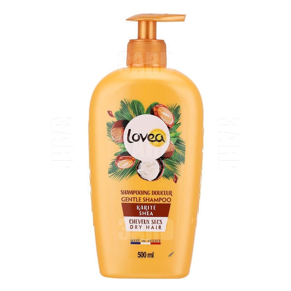 Lovea Hair Shampoo with Shea Butter for Dry Hair 500ml - Pack of 1