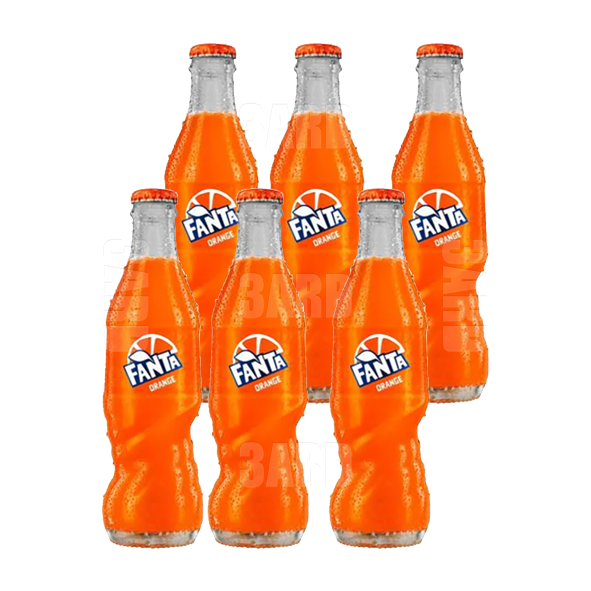 Fanta Orange Glass 330ml - Pack of 6