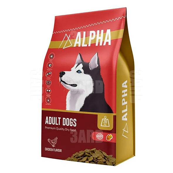 Alpha Dog Dry Food Adult Chicken 20kg - Pack of 1