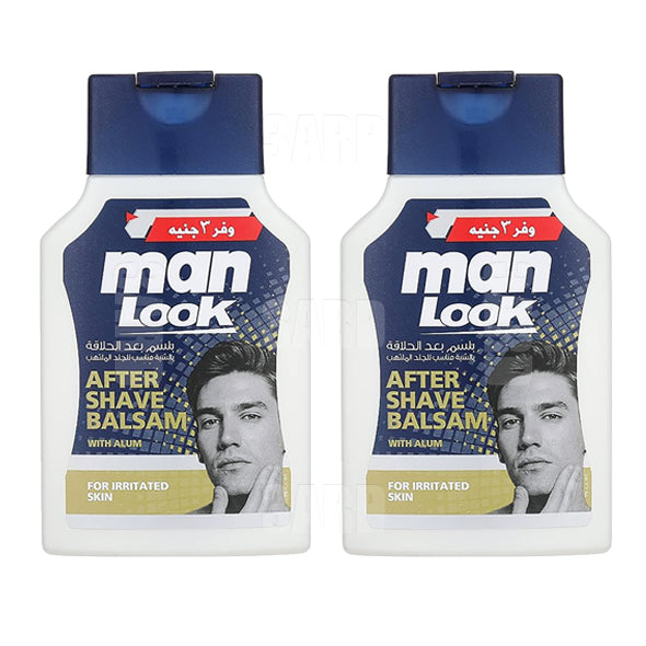 Man Look After Shave Balsam with Alum for Irritated Skin 125ml - Pack of 2