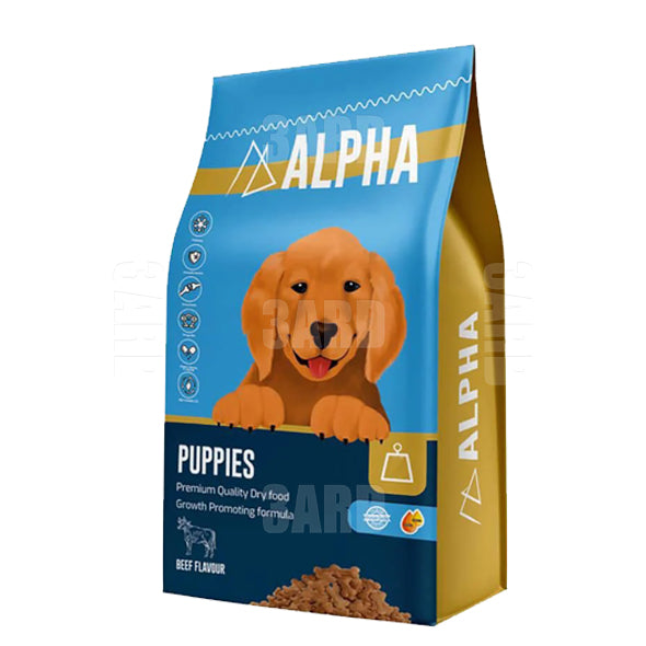 Alpha Dog Dry Food Puppies Beef 20kg - Pack of 1