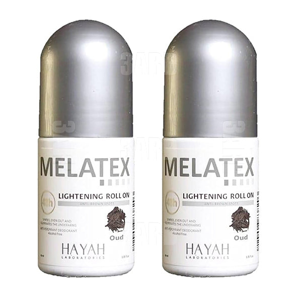 Melatex Lightening Roll on Oud 40ml - Pack of 2