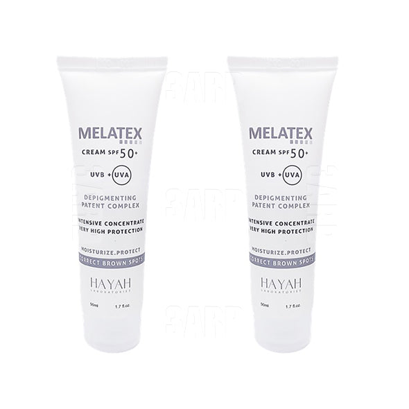 Melatex Sun Screen Cream SPF50+ 50ml - Pack of 2