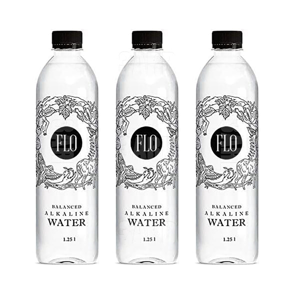 Flo Balanced Alkaline Natural Water 1.25L - Pack of 3