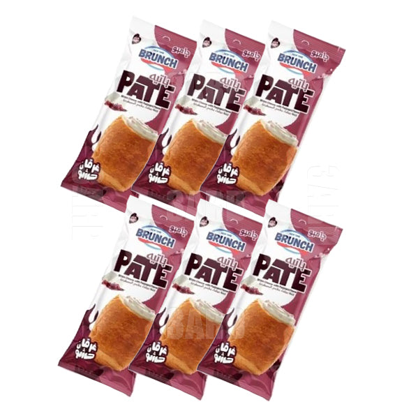 Brunch Pate White Cheese Pastrami Flavor 1pcs - Pack of 6