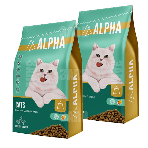 Alpha Cat Dry Food Adult Chicken 10kg - Pack of 2