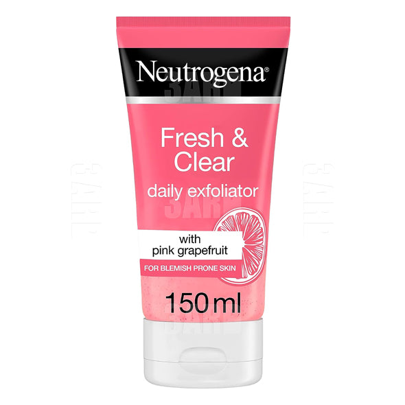 Neutrogena Fresh & Clear Facial Exfoliator with Pink Grapefruit 150ml - Pack of 1