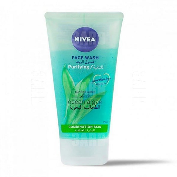 Nivea Face Wash Cleanser Gentle Cleansing Oceon Algae for Combination Skin 150ml - Pack of 1