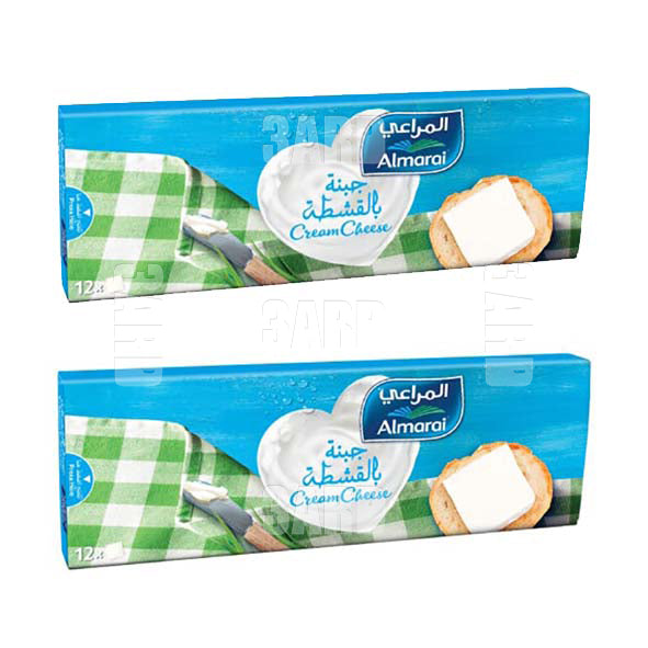 Almarai Cream Cheese 12 Pcs - Pack of 2