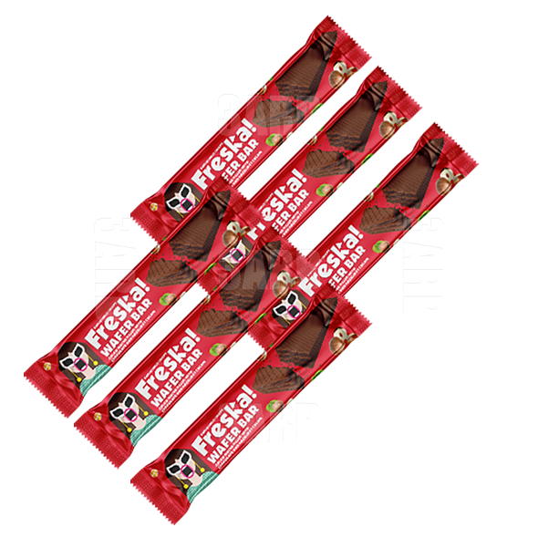 Freska Wafer Choco Bar with Hazelnut - Pack of 6