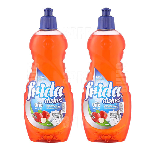 Frida Dish Wash Liquid Red Apple 600ml - Pack of 2