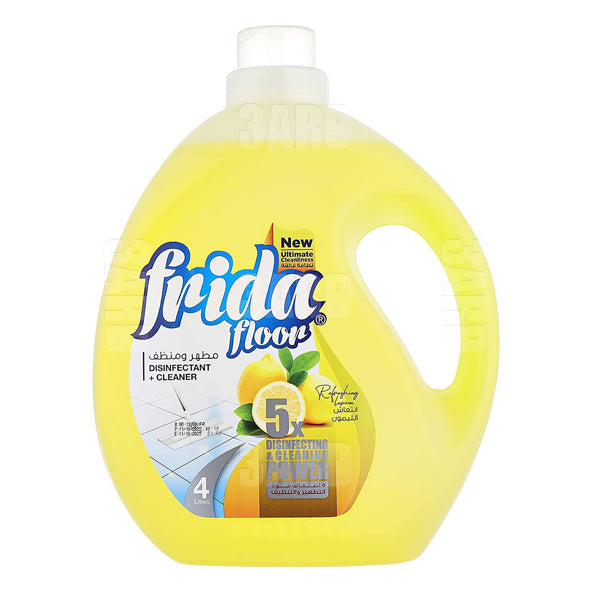 Frida Floor Disinfectant & Cleaner Lemon 4L - Pack of 1