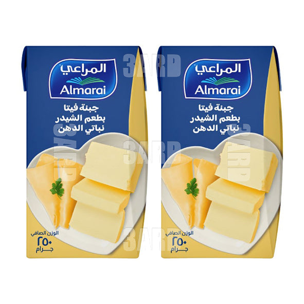 Almarai Feta Cheese Cheddar 250g - Pack of 2