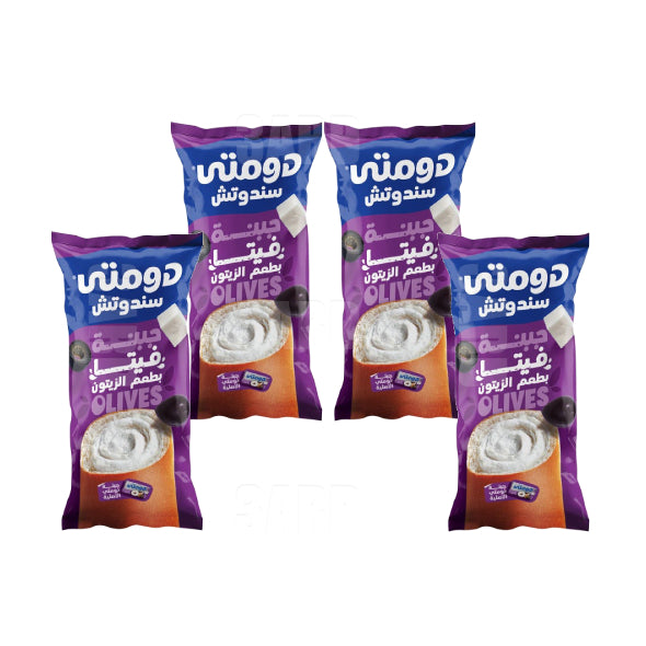 Domty Sandwich Olive Cheese - Pack of 4