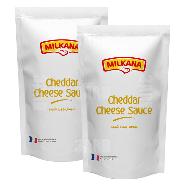 Milkana Cheeder Cheese Sauce 900ml - Pack of 2