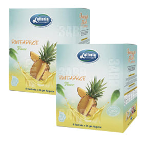Latteria Pineapple Juice 25g 6 sachets - Pack of 2