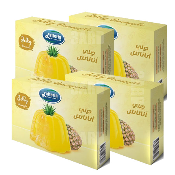 Latteria Jelly pineapple 70g - Pack of 4