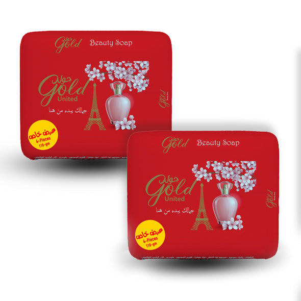 Gold United Soap Red Box 110 g 4pcs - Pack of 2