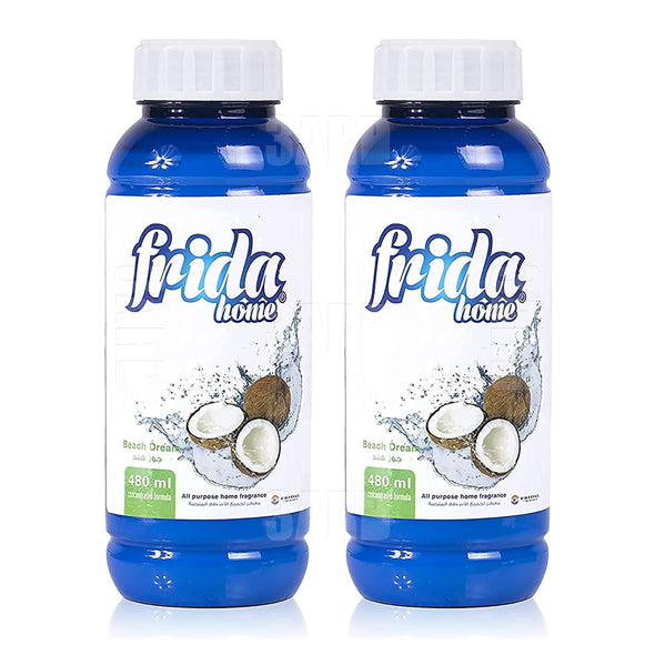 Frida Cleaner & Freshener for All Surfaces Coconut 480ml - Pack of 2