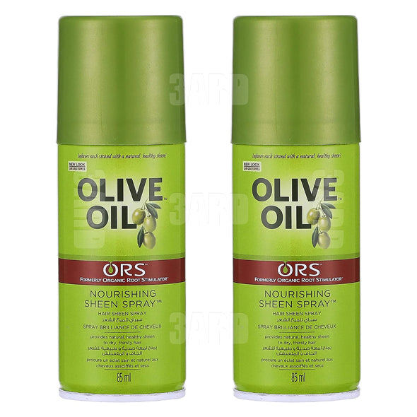 ORS Olive Oil Nourishing Sheen Hair Spray 85ml - Pack of 2