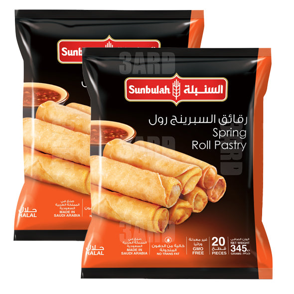 Sunbulah Spring Roll Pastry 345g - Pack of 2