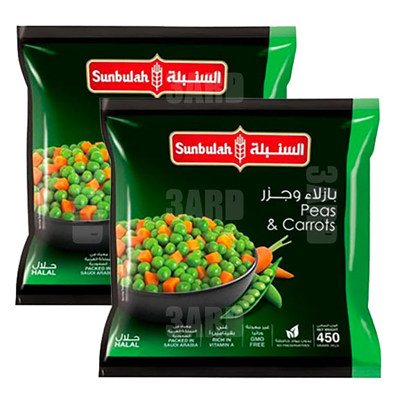 Sunbulah Peas&Carrots 400g - Pack of 2