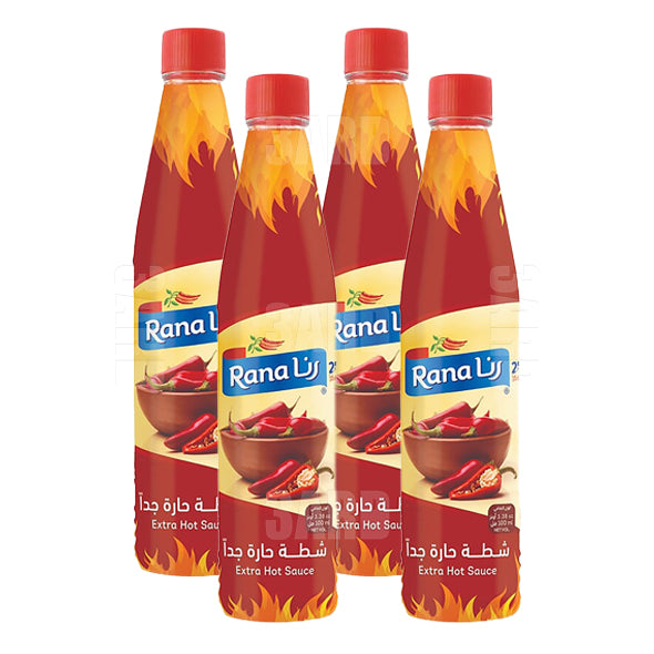 Rana Extra Hot Sauce 100ml - Pack of 4