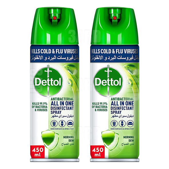 Dettol Surface Spray Morning Dew 450ml - Pack of 2