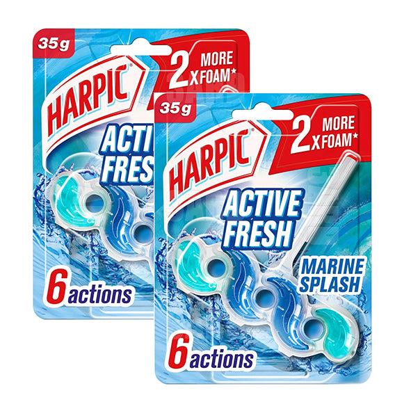 Harpic Active Fresh Marine Spalsh 35g - Pack of 2