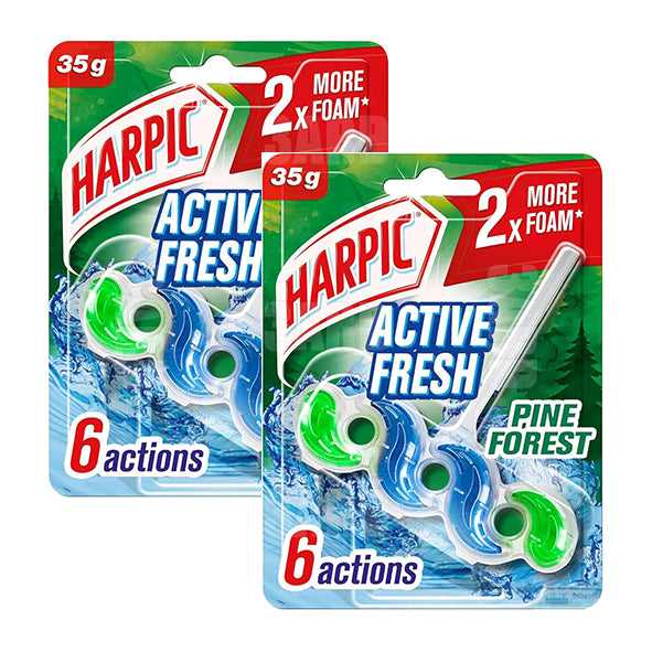 Harpic Active Fresh Pine Forest 35g - Pack of 2